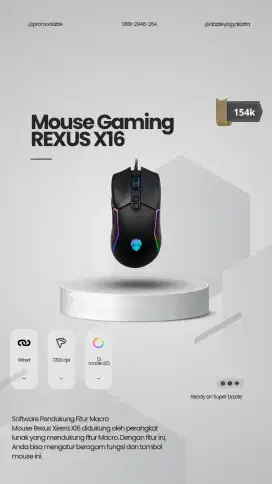 mouse rexus X16