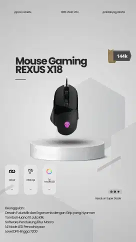 mouse rexus X18