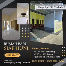 Rumah Baru Siap Huni Mojorayung Dekat Kota Madiun