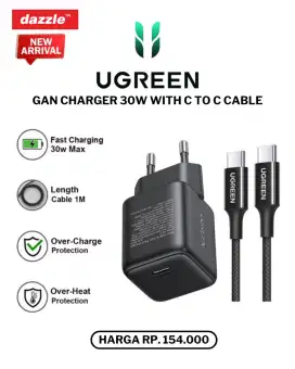 UGREEN GAN 30W CHARGER WITH C TO C CABLE