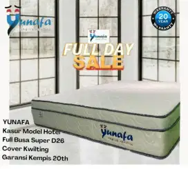 Kasur busa anti kempes,mewah murah, garansi 20 thn cod gratis ongkir