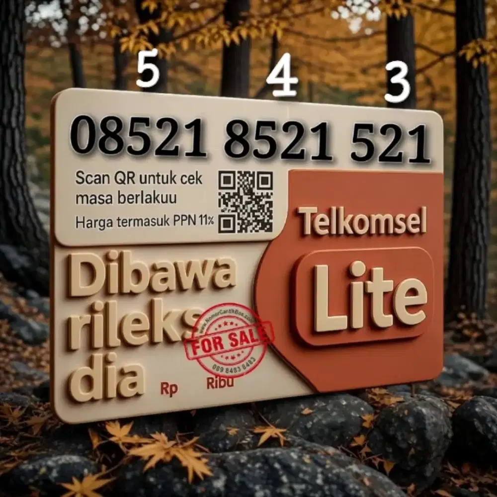 Nomor Cantik Kartu AS LIMITED / UNIQUE / DOUBLE ABC 521 521 TERBAIK