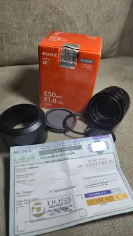 Lensa Sony E50mm 1.8 OSS APSC