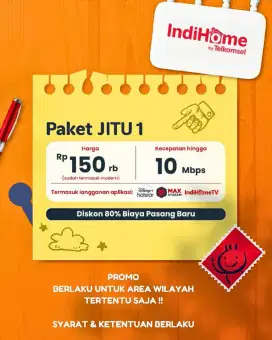 INTERNET WIFI - INDIHOME- EZNET- INDIBIZ- MODEM- PROMO - MURAH- RUMAH
