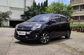 TDP 6,JT Daihatsu Ayla 1.2 R Deluxe Bensin-AT Hitam 2017