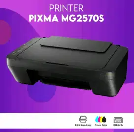 Printer MG2570S Print Scan Copy All-In-One
Multifungsi tanpa catridge