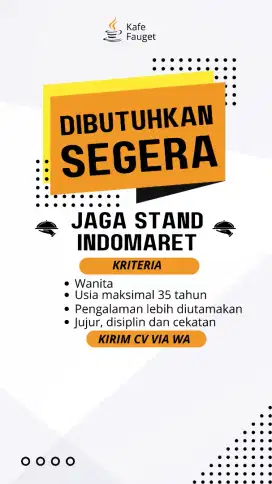Loker Jaga Stand Mango Sticky Rice di Teras UMKM indomaret