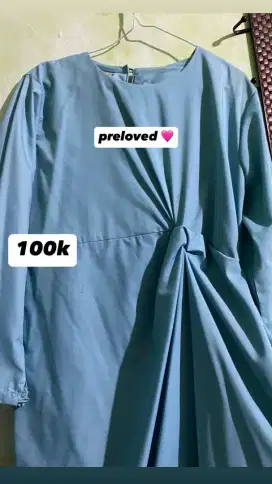 gamis warna biru