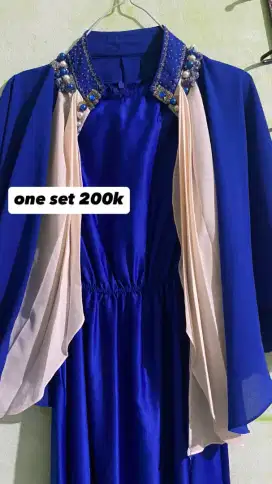 one set biru cantik