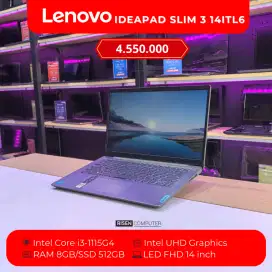 Lenovo ideapad slim 3 14ITL6 Intel Core i3-1115G4 RAM 8GB SSD 512GB