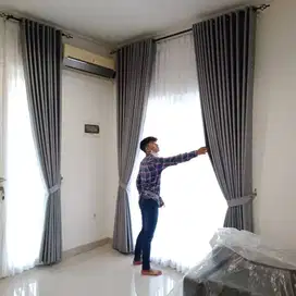 Produsen Tirai Gorden Jendela Gordyn Mewah Hordeng Model Terbaru Murah