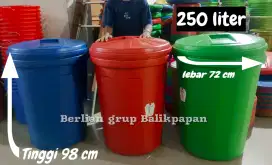 Tong Air / Tong Sampah / Tempat Sampah 250 Liter Anti Pecah -Tong Kuat