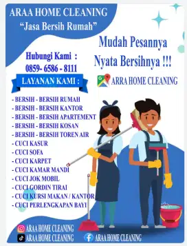 Jasa bersih bersih rumah