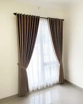 Jual Gorden Blackout Sekat Klinik Hordeng Pintu Gordyn Vitrase