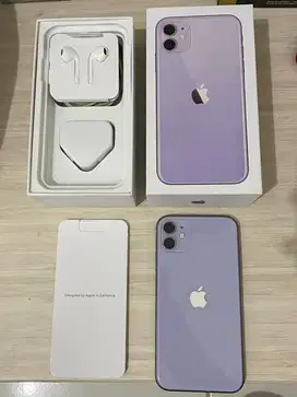 iPhone 11 128Gb ex Inter All Provider Fullset Mulus Like New 99%
