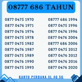 Nomor Cantik XL TAHUN SUPPORT 5G