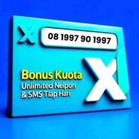 Nomor Cantik XL Super Triple 1997 Kartu Perdana Nomor Tahun