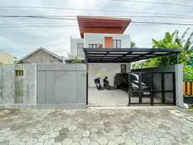 RUMAH SIAP HUNI, SEMI FURNISHED, 15 MENIT KE KAMPUS UGM JOGJA