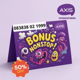 Nomor Cantik AXIS Super Triple Tahun Kartu Perdana Nomor 0838
