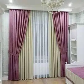 Pesanan Tirai Gorden Jendela Gordyn Mewah Hordeng Model Terbaru Murah