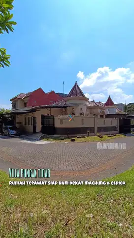 Rumah Hook terawat siap huni dekat Machung di Villa Puncak Tidar