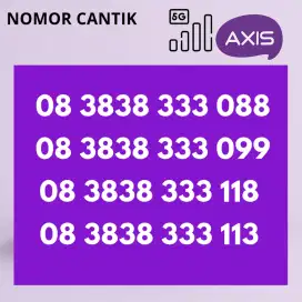Nomor Cantik AXIS Super Kartu Perdana Nomor 0823