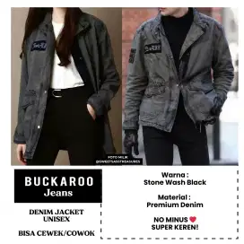 Jaket Buckaroo Original Denim Jacket Vintage Parka Limited Edition