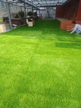 Rumput sintetis taman