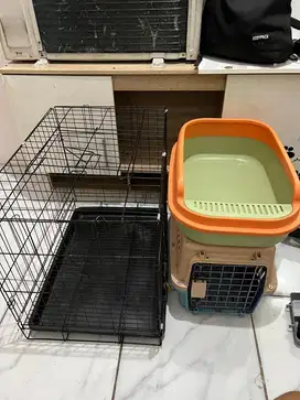 Perlengkapan Kucing (Kandang, Pet Cargo, Cat Litter Box)