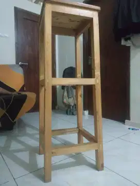 Bangku bar kayu jati Belanda