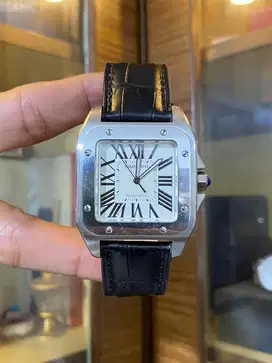 Jam tangan cartier santos swiss