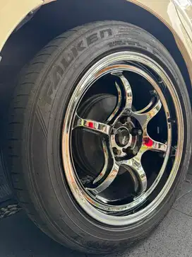 For sale velg advan RGD black krom edition
