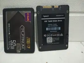 SSD 512GB sata Vgen Apacer bergaransi normal sudah test
