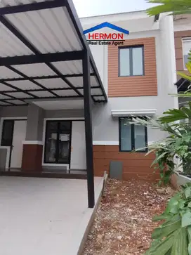 Rumah Modern Minimalis Seperti Rumah Baru di Kota wisata , KPR Mudah