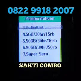 Nomor Cantik Tahun Exsclusive 007 Kartu Perdana Sakti Combo Telkomsel