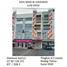 Ruko Raya MERR Ir Soekarno Sukolilo Surabaya