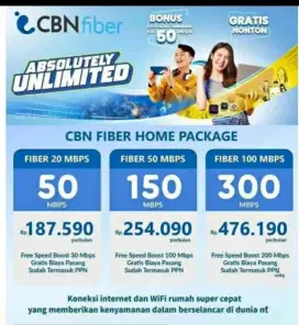 Promo wifi CBN medan