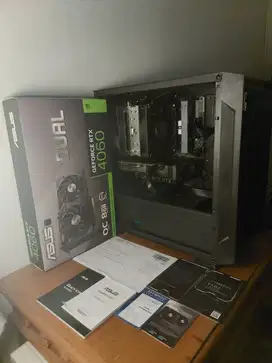 PC GAMING AM5 AMD Ryzen 5 7500f & RTX 4060 8GB (jual tanpa nvme)