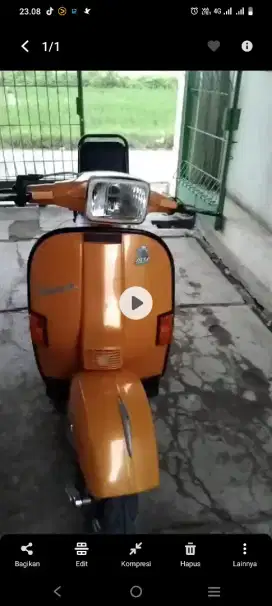 Vespa PS 150 tahun 1980
