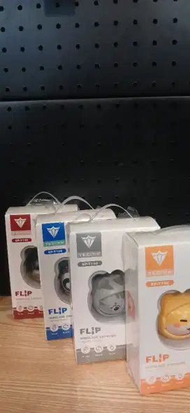 Tecnix Earphone Bluetooch Tws Ep-T150 Flip Model Gambar Karakter