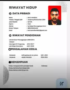 Nyari loker apa saja pengalaman fnb cleaning service kurir
