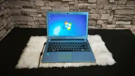 Jual Laptop Acer V5-431 Ram 8gb HDD 320gb intel Celeron baterai baru
