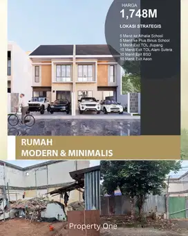 Dijual Rumah On Progress Di Villa Melati Mas Serpong Utara
