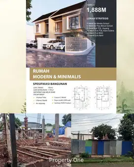 Dijual Rumah On Progres Posisi Hook Di Villa Melati Mas Serpong Utara
