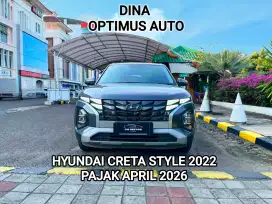 HYUNDAI CRETA STYLE 2022 AT 1.5 PAJAK PANJANG, LOW KM