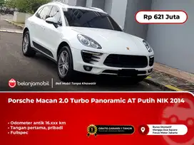 [ KM ANTIK 16RB ] Porsche Macan 2.0 Turbo Panoramic AT Putih 2014 2015