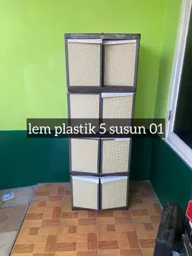 lemari plastik 4 susun nego