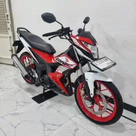 Honda Sonic 150 R LED Fi 2024 / 2025 bln 10 Racing Red Satria Mulus
