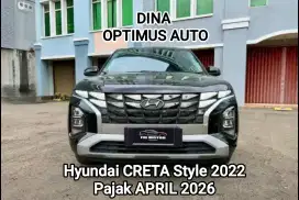 Hyundai CRETA Style 2022 AT 1.5 LOW KM, PAJAK PANJANG