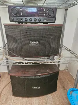 1 unit Ampli dengan 2 speaker 8 Inc